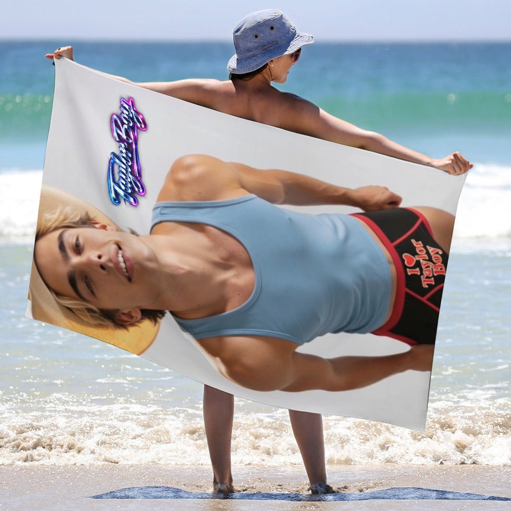 Taylor Boy™ Plush Comfort Beach Towel — New Ultra‑Soft Edition