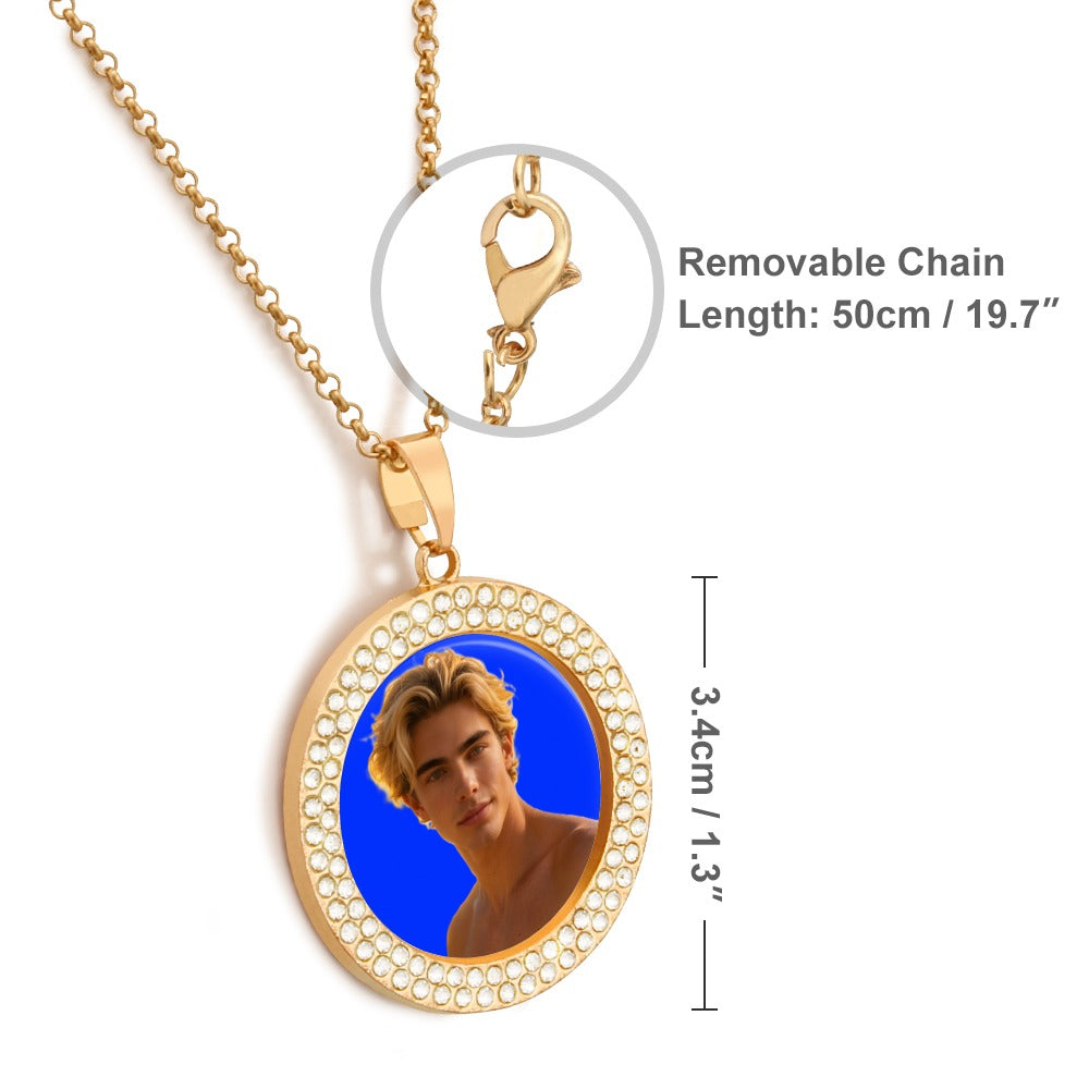 Taylor Boy™ Gold Diamond Necklace — Luxury Fan Edition