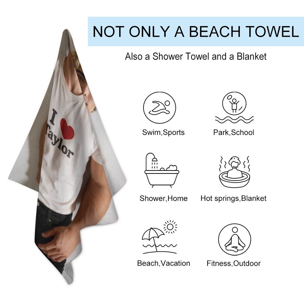 Taylor Boy™ Plush Comfort Beach Towel — New Ultra‑Soft Edition