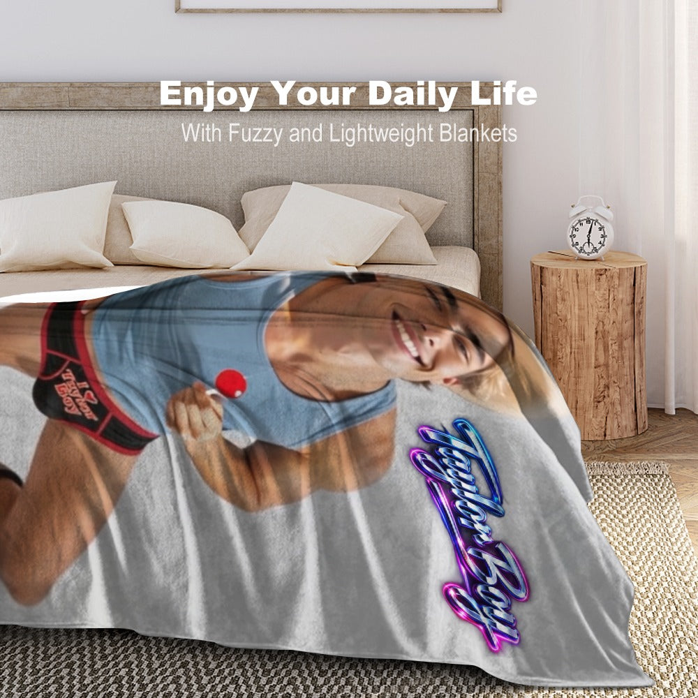 Taylor Boy™ Signature Flannel Blanket — Soft Touch, Multiple Sizes
