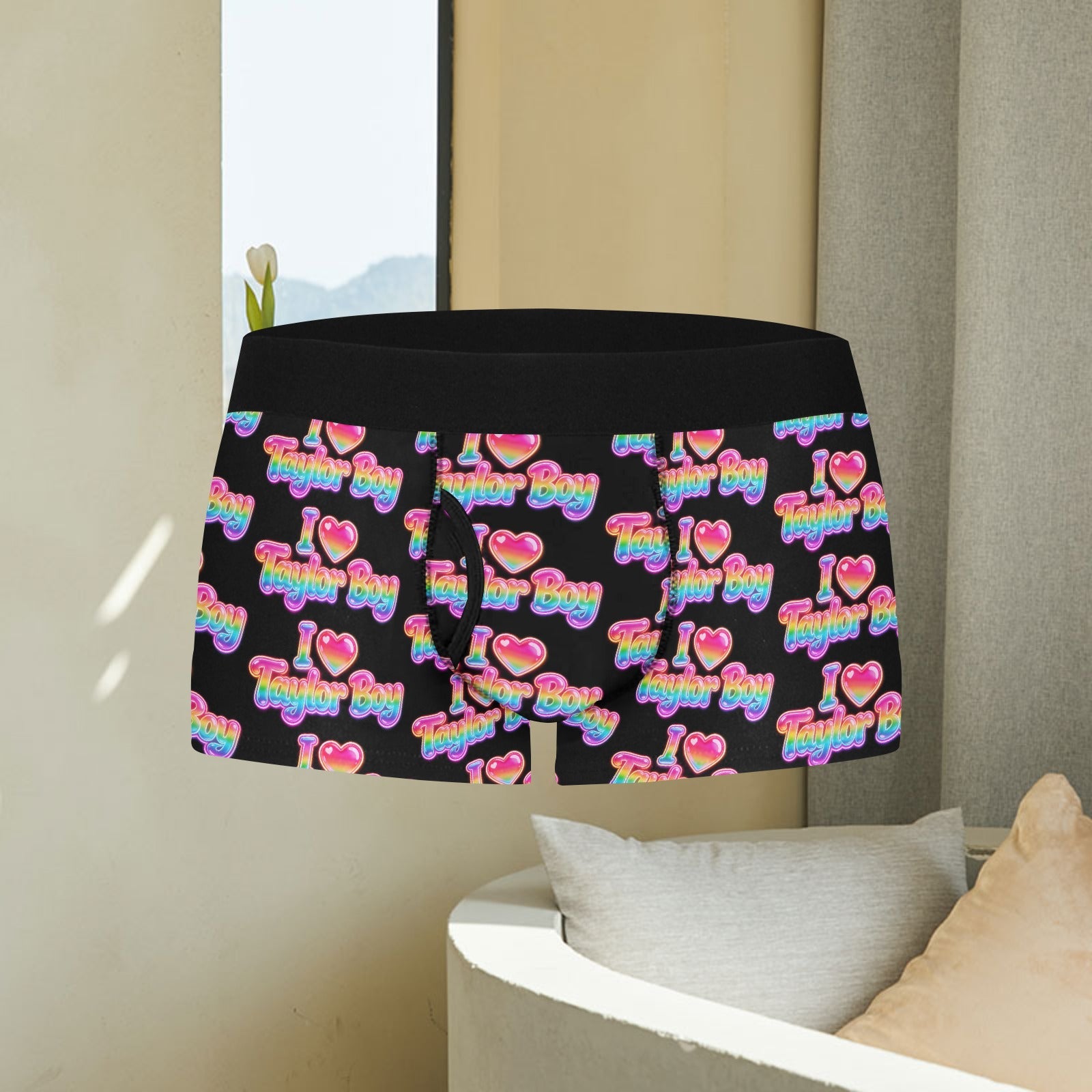 I ❤️ Taylor Boy™ Men’s Boxer Briefs — Premium Fit + Fly