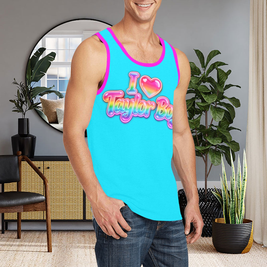 Taylor Boy™ Graphic Tank — Soft, Strong, Summer‑Ready - Men’s Print Tank Top — Premium Fit, Taylor Boy Energy