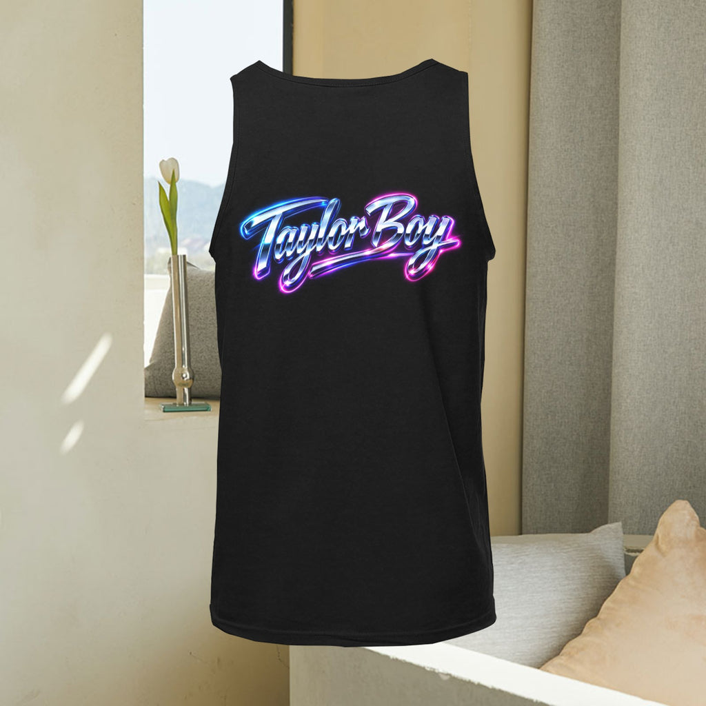 Taylor Boy™ Graphic Tank — Soft, Strong, Summer‑Ready - Men’s Print Tank Top — Premium Fit, Taylor Boy Energy