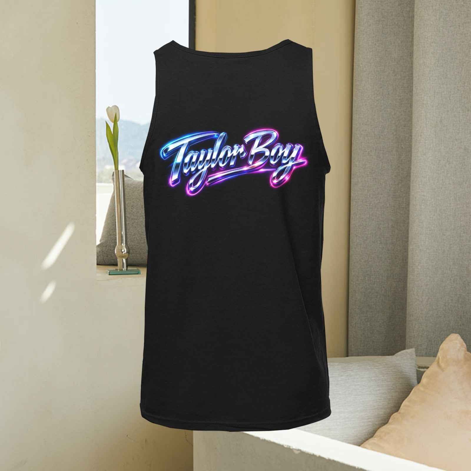 Taylor Boy™ Graphic Tank — Soft, Strong, Summer‑Ready - Men’s Print Tank Top — Premium Fit, Taylor Boy Energy