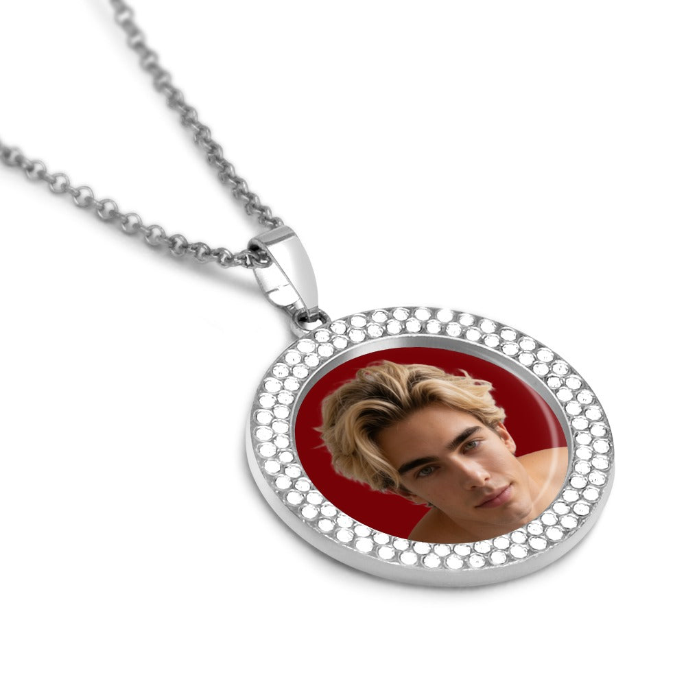 Taylor Boy™ Silver Diamond Necklace — Luxury Fan Edition
