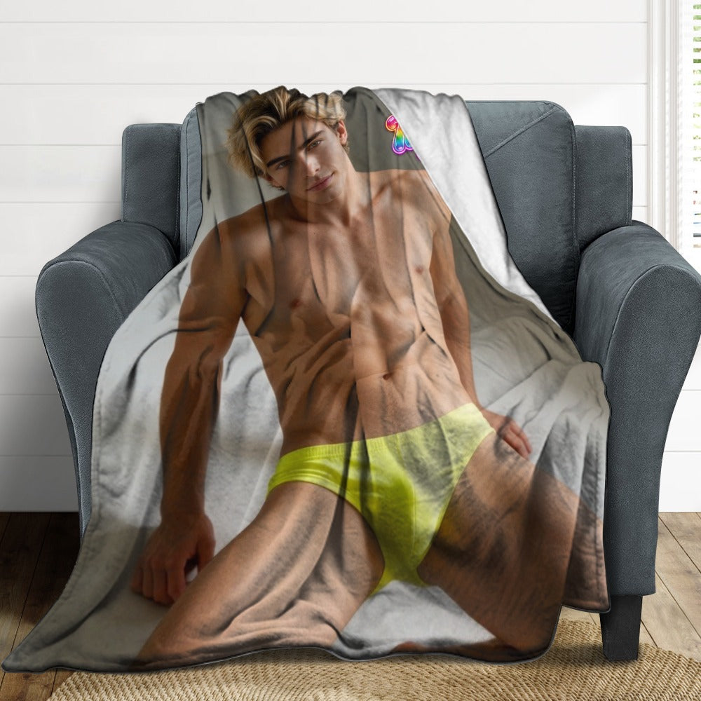 Taylor Boy™ Signature Flannel Blanket — Soft Touch, Multiple Sizes
