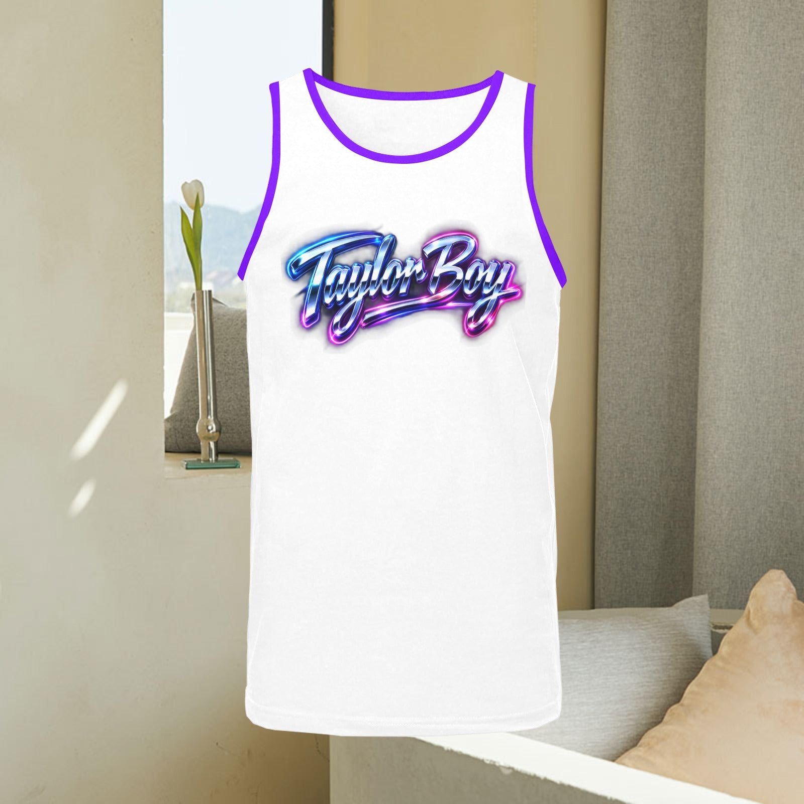 Taylor Boy™ Graphic Tank — Soft, Strong, Summer‑Ready - Men’s Print Tank Top — Premium Fit, Taylor Boy Energy