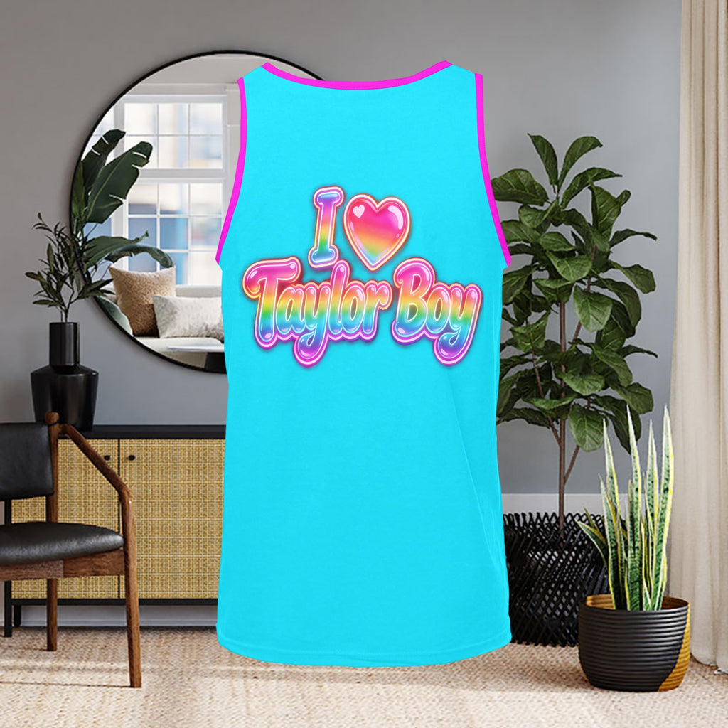 Taylor Boy™ Graphic Tank — Soft, Strong, Summer‑Ready - Men’s Print Tank Top — Premium Fit, Taylor Boy Energy