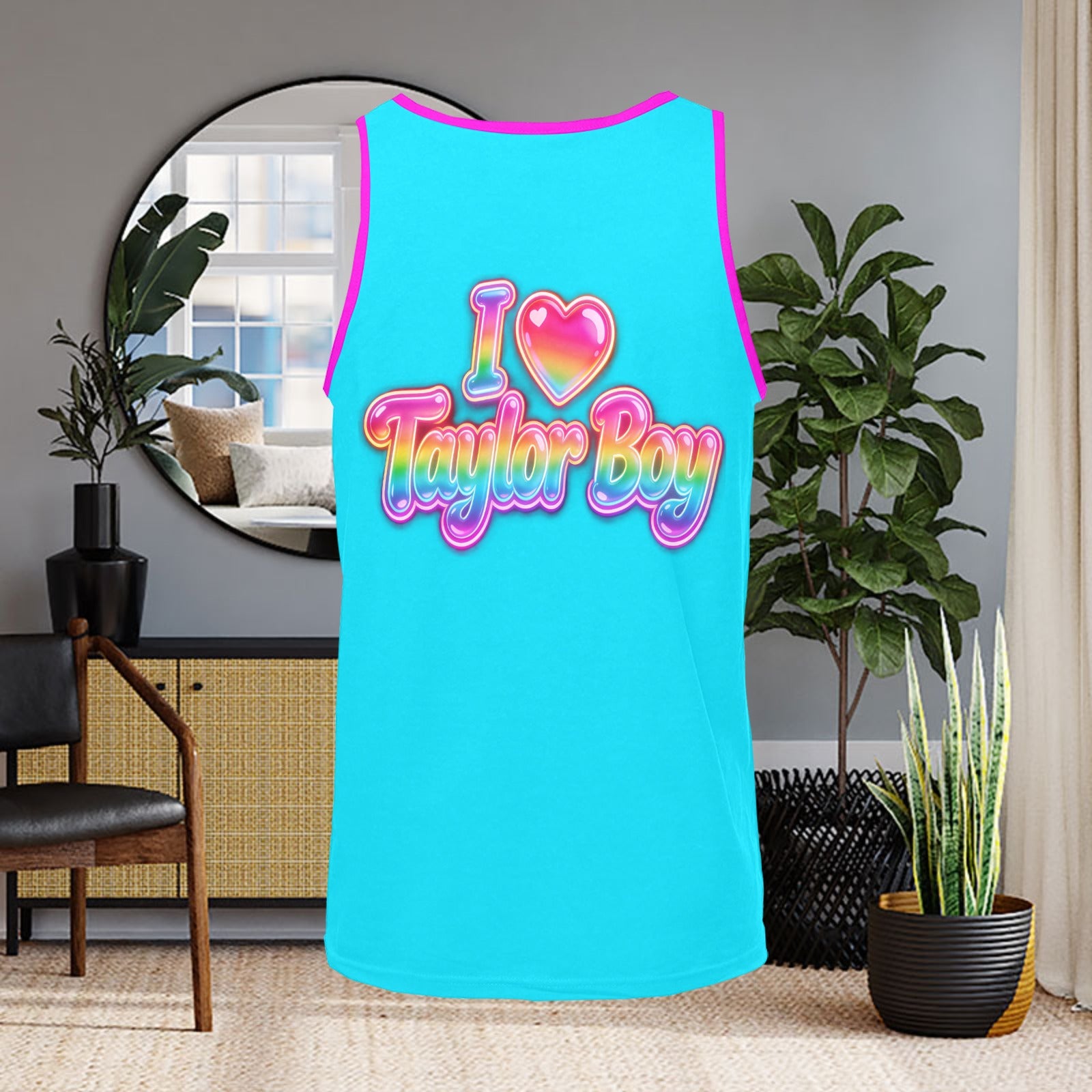 Taylor Boy™ Graphic Tank — Soft, Strong, Summer‑Ready - Men’s Print Tank Top — Premium Fit, Taylor Boy Energy