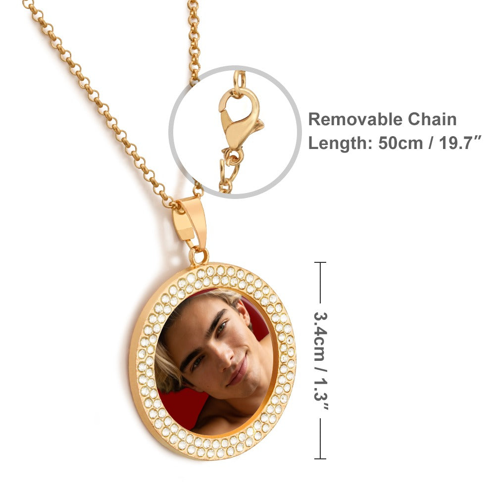 Taylor Boy™ Gold Diamond Necklace — Luxury Fan Edition
