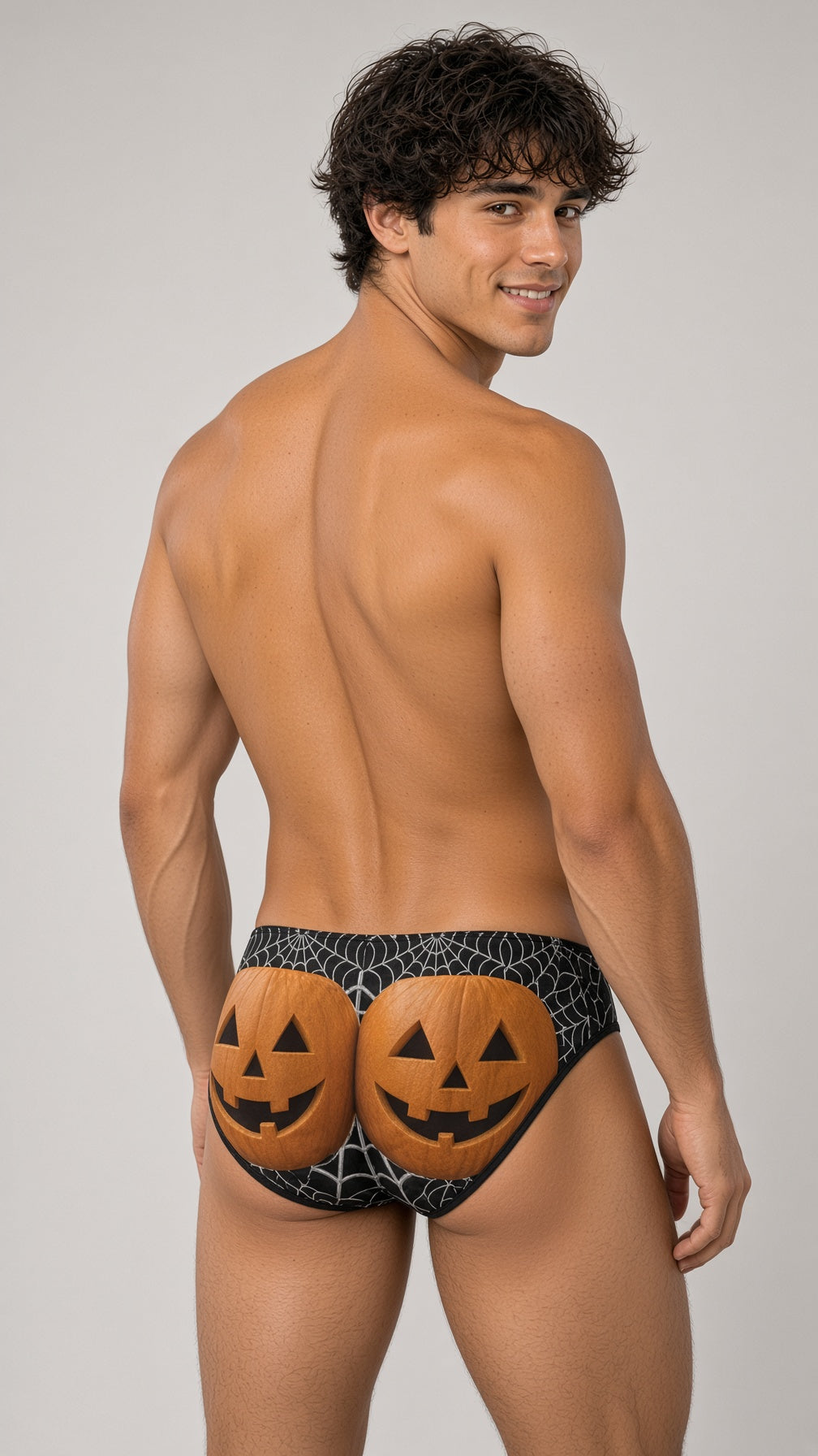 Halloween Plumpkin Bottom Men's Briefs|Cotton